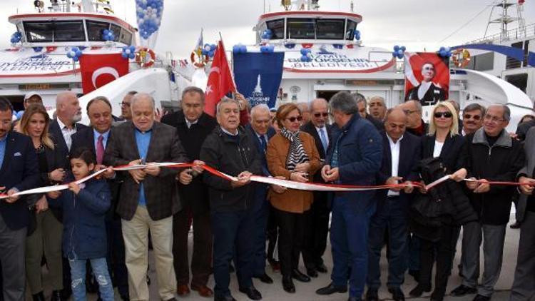 İzmirde Aziz Sancar ve İhsan Alyanak gemileri hizmete girdi