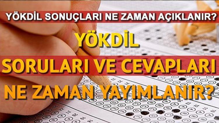 YÖKDİL soruları ve cevapları yayımlandı mı YÖKDİL soru - cevap sayfası