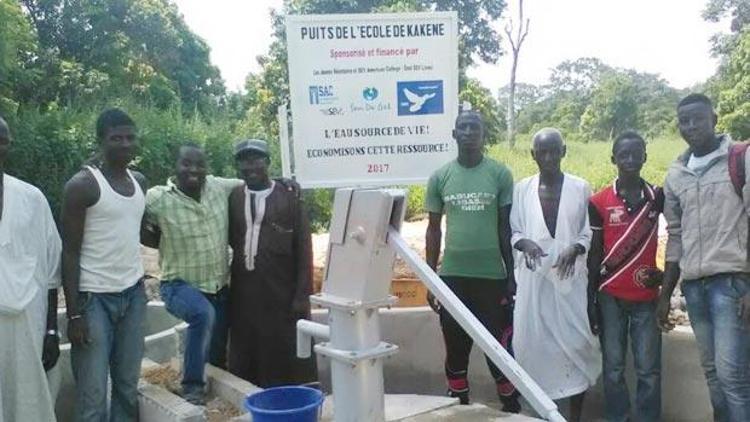 Öğrencilerden Senegal’in köyüne su kuyusu