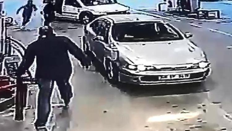 Trafik magandaları, 2 gaziyi ve yakınlarını hastanelik etti