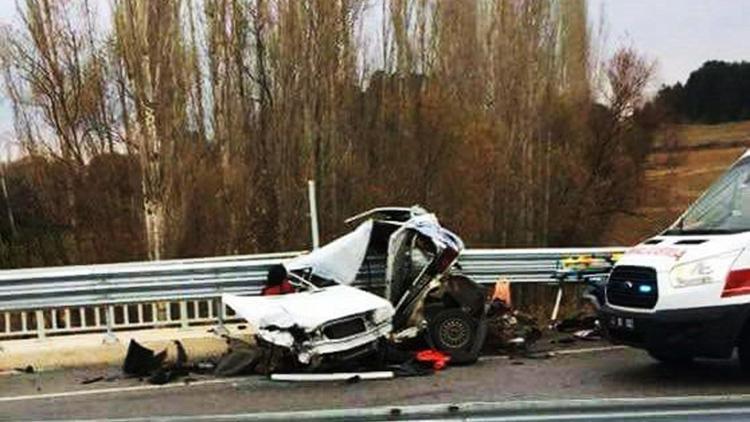 Kütahya’daki trafik kazasında ölü sayısı 2ye yükseldi