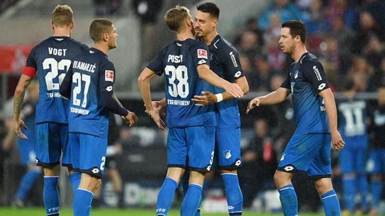 Hoffenheim deplasmanda 3 puanı 3 golle aldı