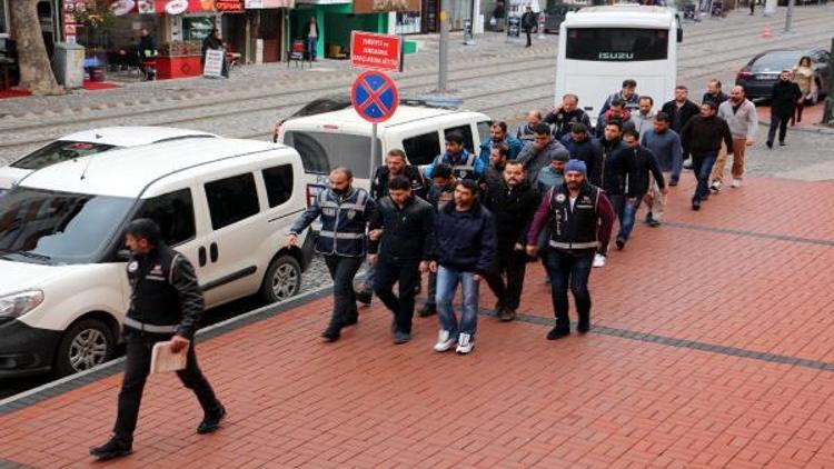 FETÖnün TSK yapılanmasında 16 şüpheli adliyede