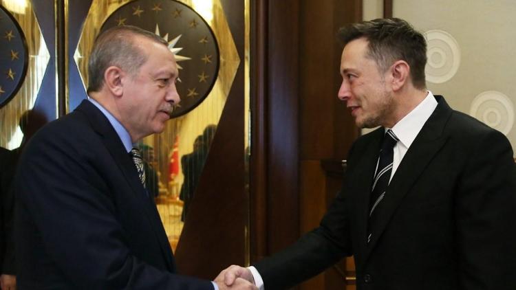 Cumhurbaşkanı Erdoğan Beştepede Elon Musk ile görüştü
