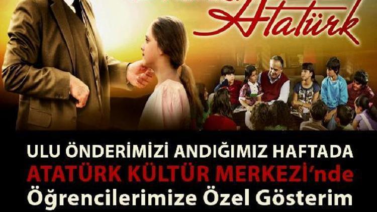 Gelibolu Belediyesinden öğrencilere Dersimiz Atatürk filmi