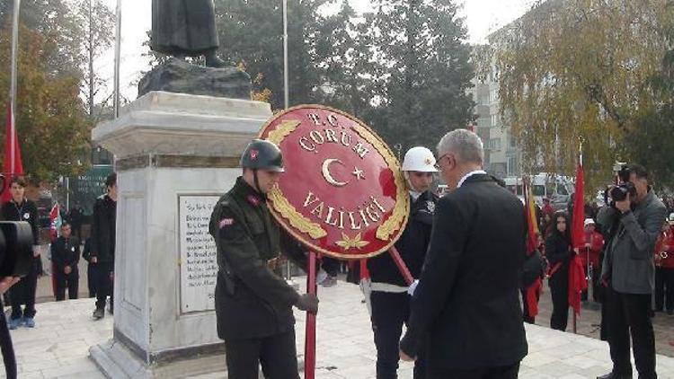 Çorumda Atatürk anıldı