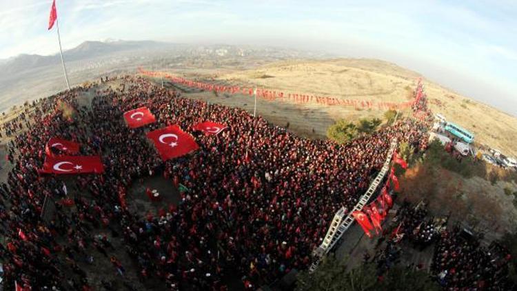 20 bin Erzurumlu, Aziziye Tabyalarına yürüdü