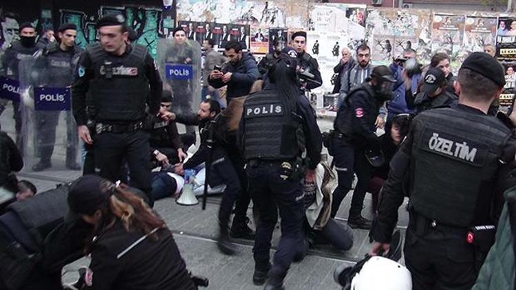 Kadıköy’de eylemcilere polis müdahalesi