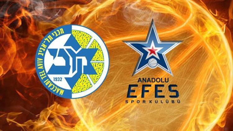 Maccabi FOX Anadolu Efes maçı bu akşam saat kaçta hangi kanalda canlı olarak yayınlanacak THY Avrupa Ligi