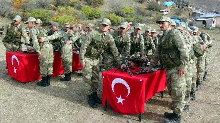 Erzurumda 30 güvenlik korucusu yemin etti
