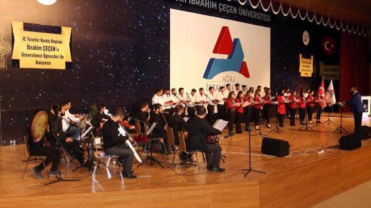 Ağrı İbrahim Çeçen Üniversitesinde Türk Halk Müziği Konseri