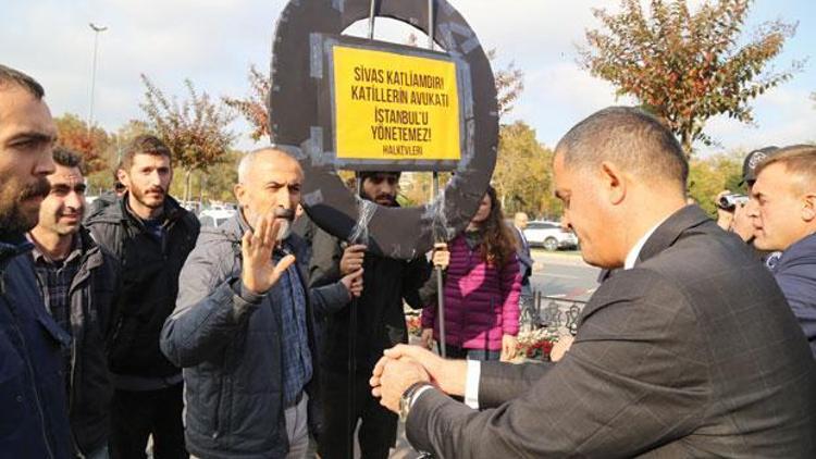 Başkan Uysal’a Sivas katliamı  protestosu