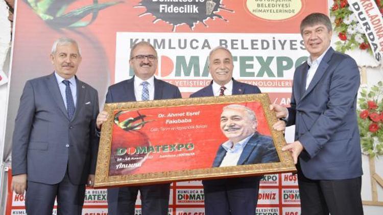 Domatexpoda Türkler ve Ruslar domates yeme yarışı yaptı
