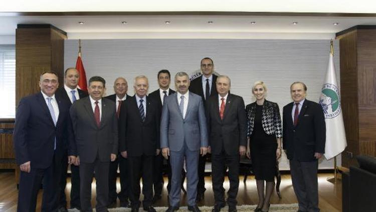 Türkiye İMSAD Yönetim Kurulu Üyeleri Başkan Çelik’i ziyaret etti