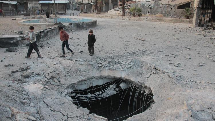 Esad Doğu Gutada sığınağı vurdu: 37 sivil öldü