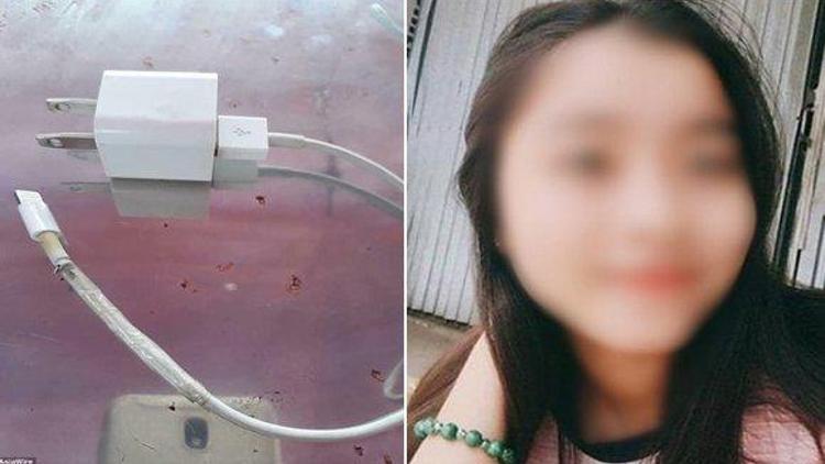 Genç kız şarj kablosu yüzünden hayatını kaybetti