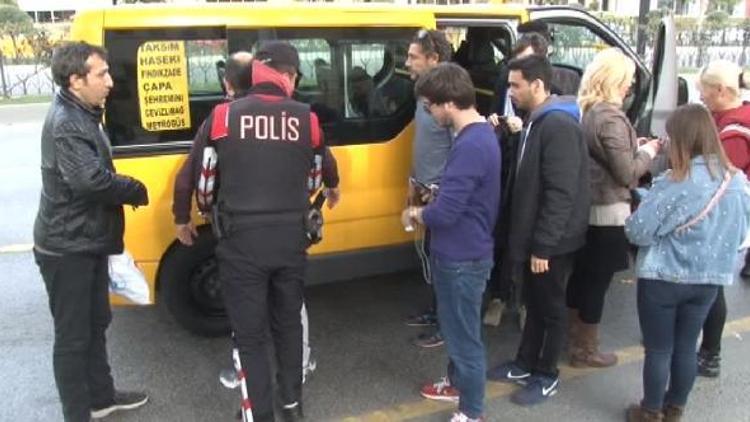 İstanbulda taksilere polis denetimi