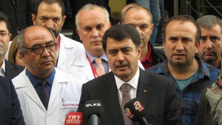 Ek fotoğraflar //Naim Süleymanoğlunun ölümü... İstanbul Valisi Şahin hastaneye geldi