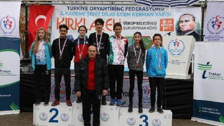 Türkiye Oryantiring Şampiyonası, Kırklareli’nde yapıldı