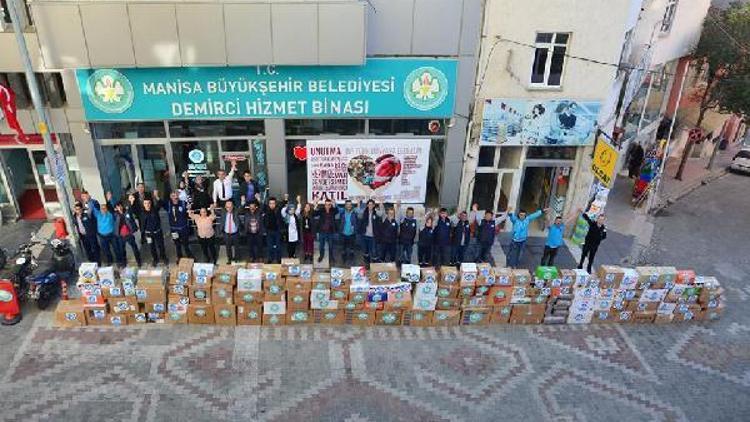 Demirciden Bayırbucak Türkmenlerine yardım