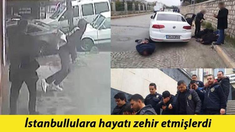 İstanbullulara hayatı zehir etmişlerdi Çadırda yaşayan çete yakalandı