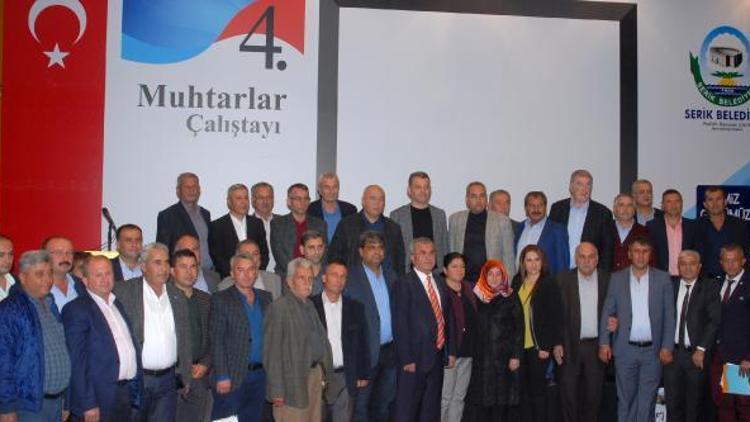 Serikte Muhtarlar Çalıştayı yapıldı