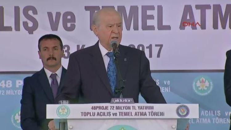 Bahçeli Manisada konuştu