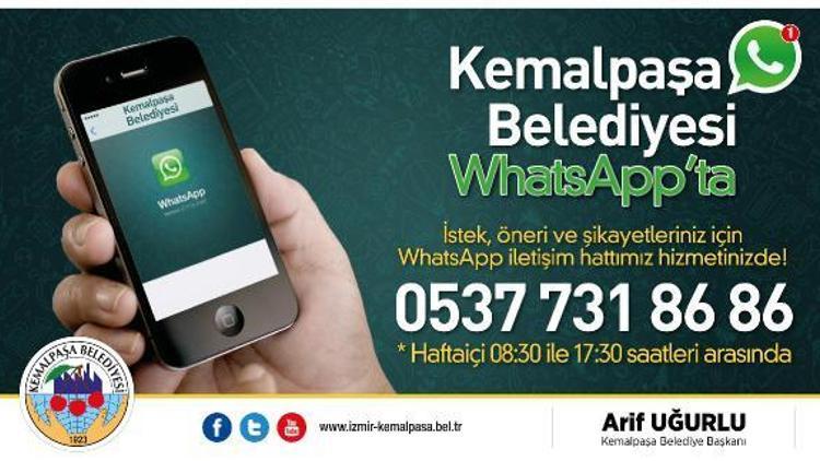 Kemalpaşa artık WhatsAppta