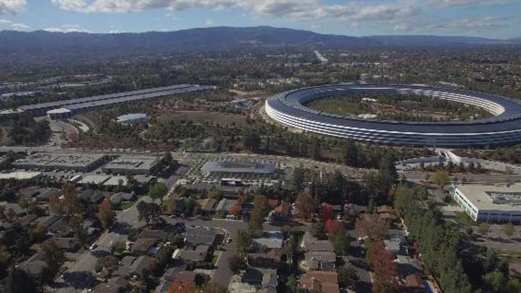 Apple Park’ın son hali havadan görüntülendi