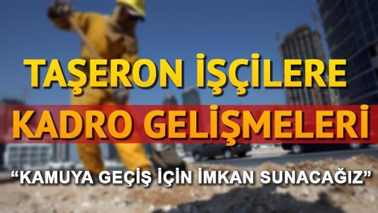 Başbakan Yardımcısından taşerona kadro için meclis açıklaması