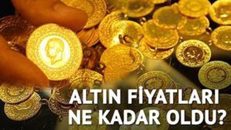 Altın fiyatlarında son durum Çeyrek altın fiyatı bugün ne kadar