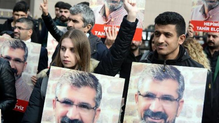 Bakırköy Adliyesi önünde avukatlardan Tahir Elçi anması