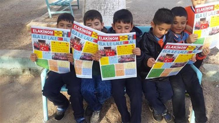 İlkokul öğrencilerinden okul gazetesi