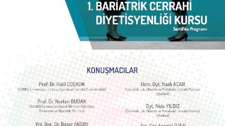 Sanko Üniversitesinde bariatrik cerrahi diyetisyenliği kursu