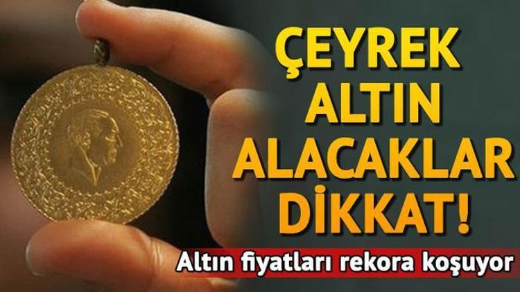 Altın fiyatları bugün ne kadar oldu Çeyrek altın fiyatı düştü mü