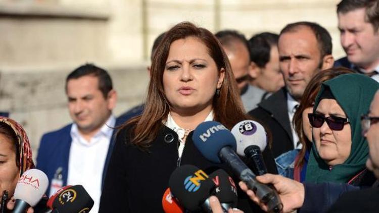 CHPli Köksal, Mecliste şehit yakınları ile açıklama yaptı