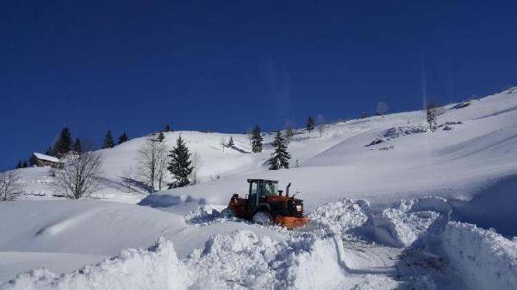 Yaylada bir haftadır kar mahsuru çifte, 2 günde ulaşıldı