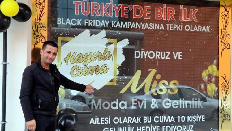 Black fridaye tepki için 10 kişiye gelinlik hediye edecek