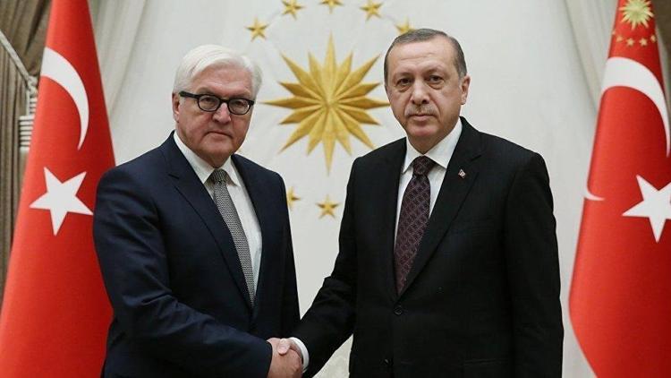 Cumhurbaşkanı Erdoğan Steinmeier ile görüştü