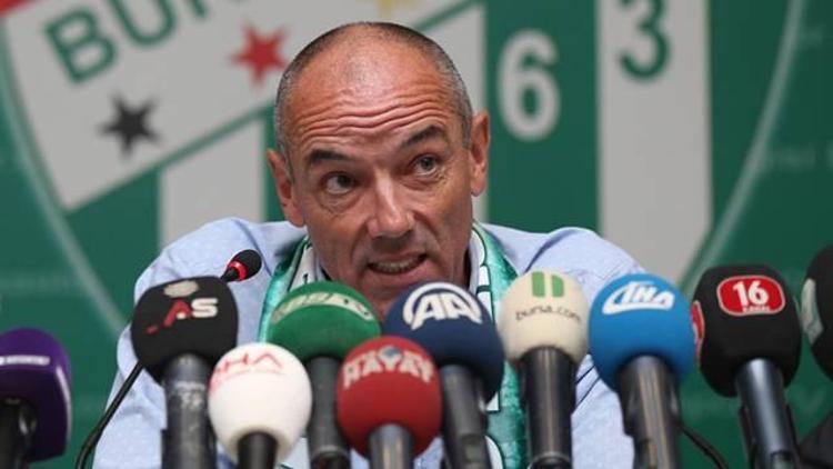 Bursasporun teknik direktörü Le Guen hastaneye kaldırıldı