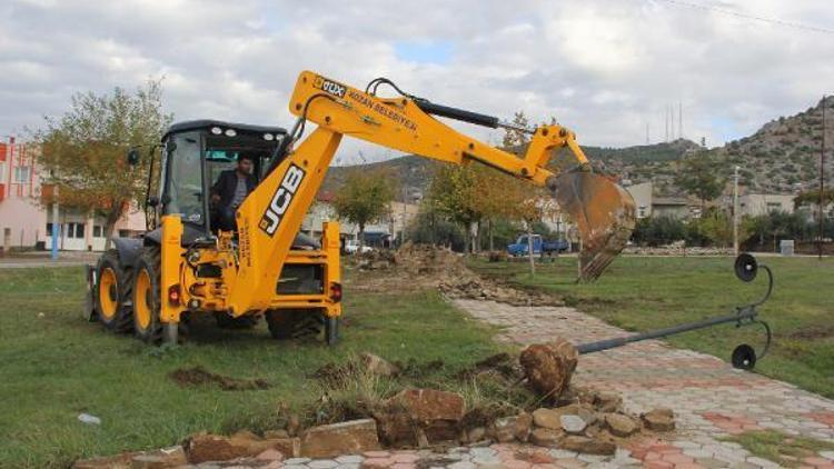 Kozan Belediyesinden yeni park inşaatı