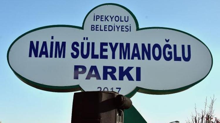 Vanda Naim Süleymanoğlunun adının verildiği park açıldı