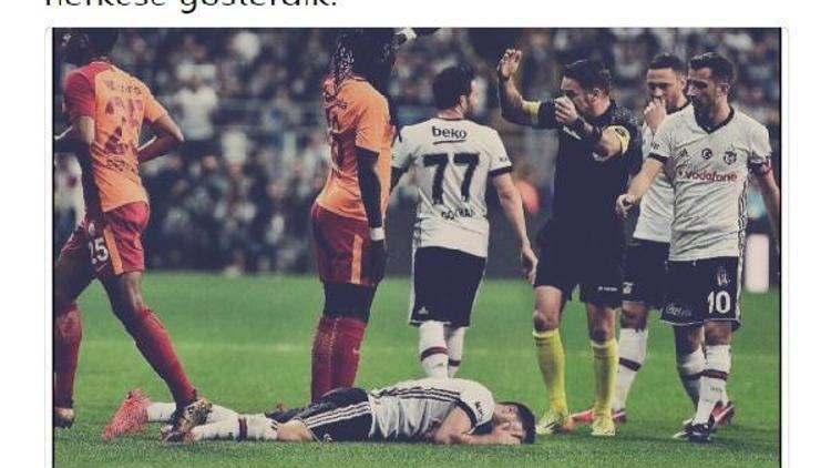 Beşiktaşlı futbolcu Tolgaydan teşekkür mesajı