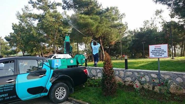 Bursa’da zararlılarla mücadele hız kesmiyor