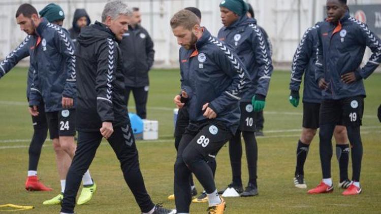 Atiker Konyaspor, Vitoria Guimaraes maçı hazırlıklarını tamamladı