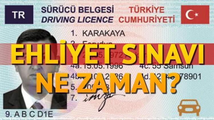 2017nin son ehliyet sınavı ne zaman yapılacak Ehliyet sınavı hangi gün