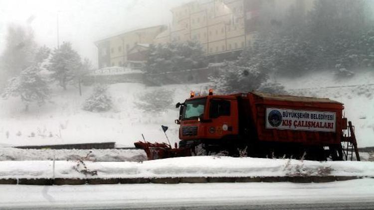 Erciyes Dağında gece en düşük sıcaklık eksi 17 derece oldu