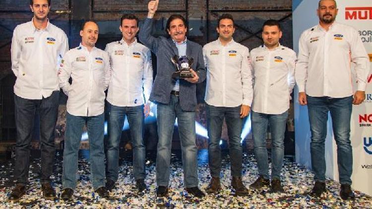 Avrupa ralli şampiyonları zaferini kutladı