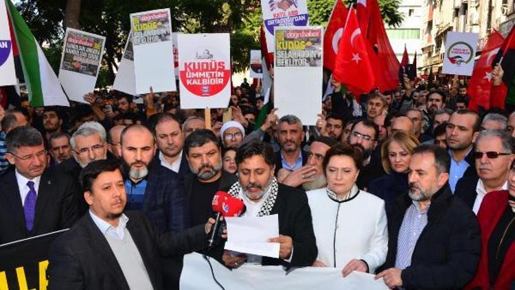 Adanada Kudüs protestosu