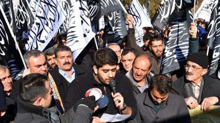 Van, Bitlis ve Hakkaride Kudüs protestoları